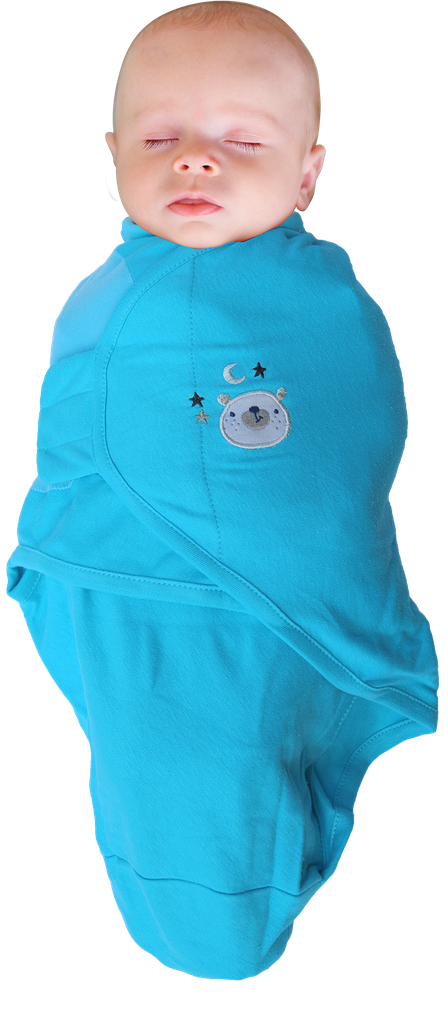 B-Wrap Blue bear L - HS62092000 - COO China