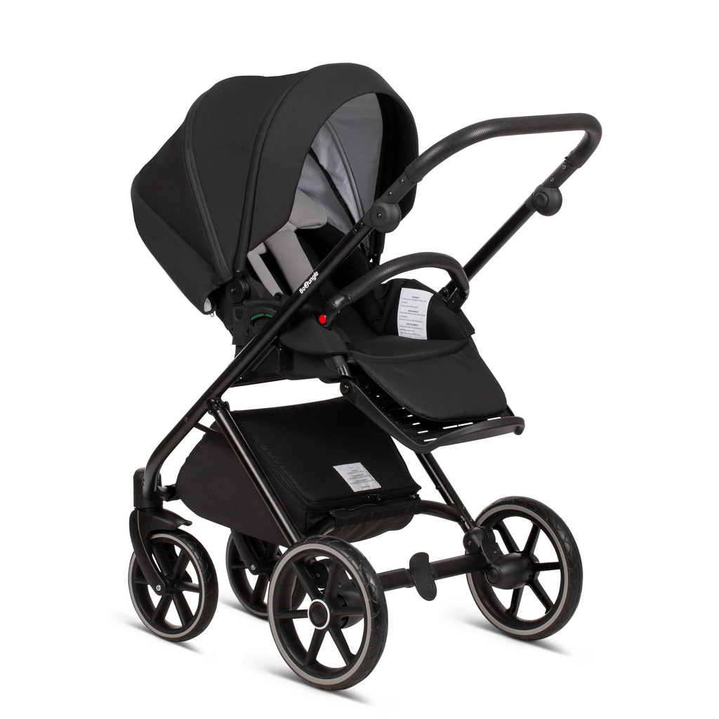 B-Suvvy / Lummy Midnight Black: Buggy seat + Car Seat Adapter + Rain Protection - HS87150010 - COO Europe