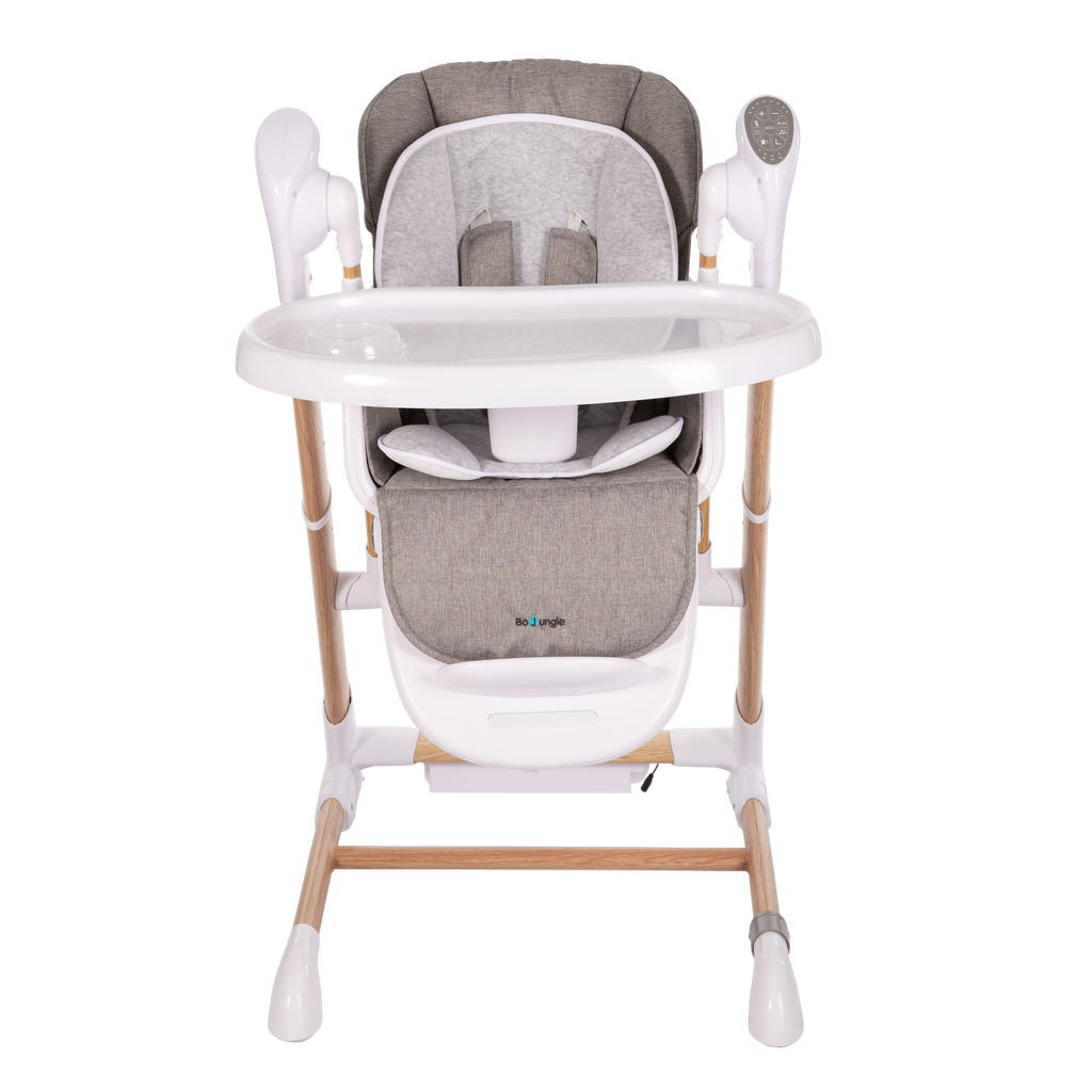 B-Chaise Haute 2-en-1 Connectée Pure White - HS94017190 - COO Chine