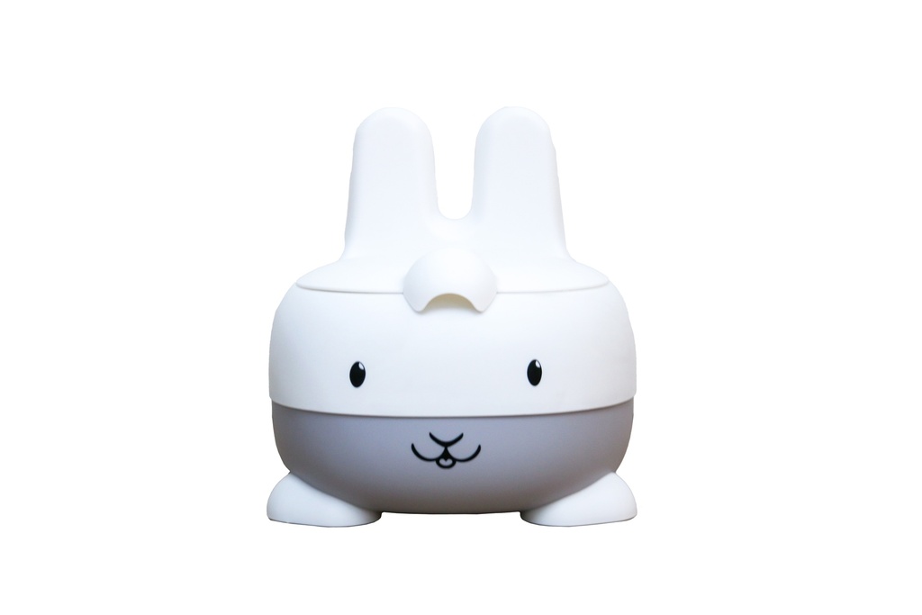 B-Petit Pot Lapin Gris/Blanc HS39222000 - COO China
