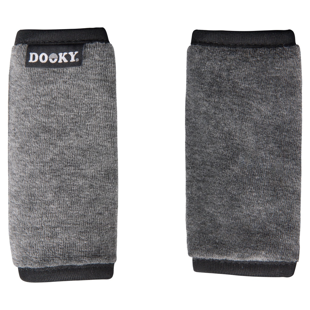 Dooky - Seatbelt Pads 2pcs Grey Melange - HS6307909899