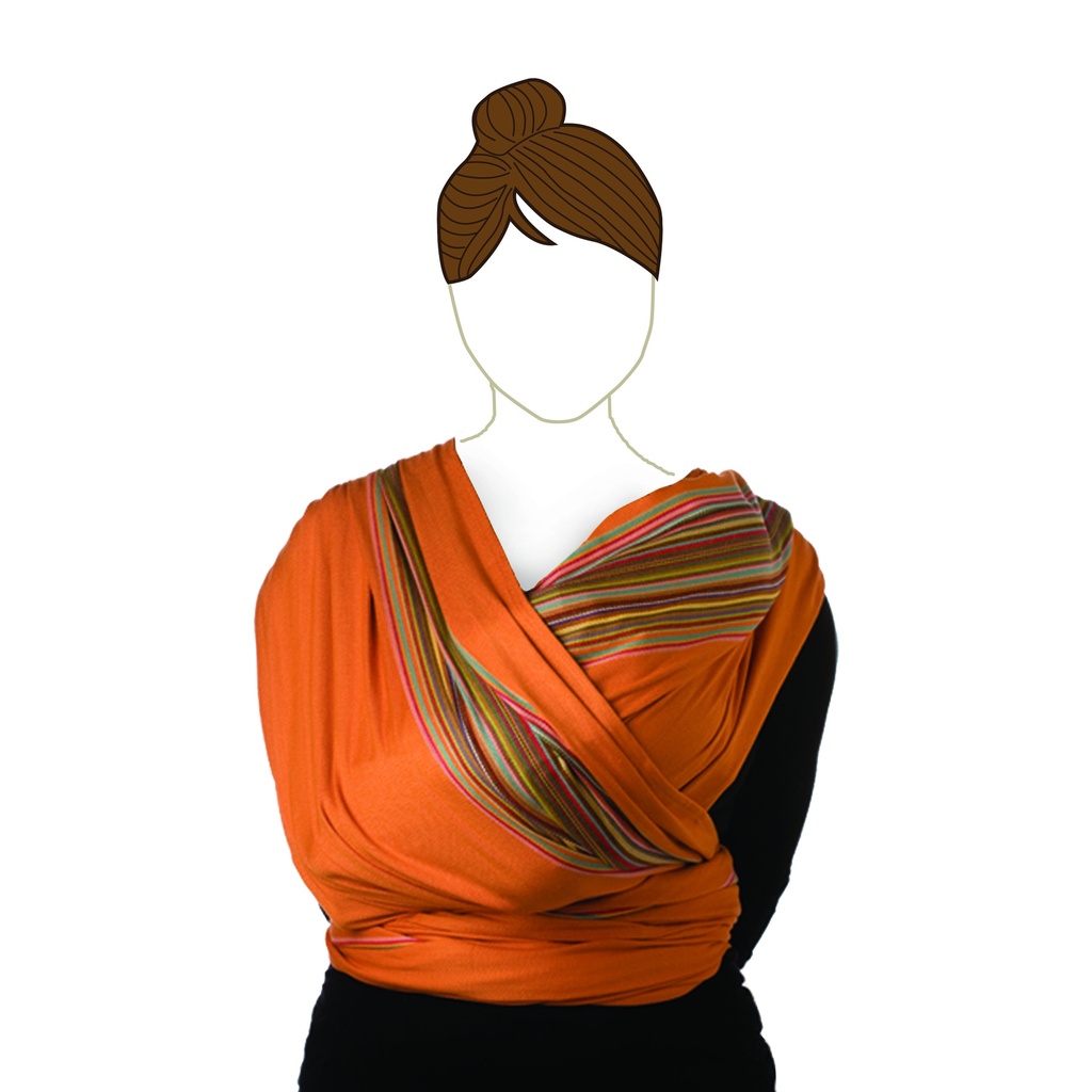 Babylonia baby carriers - BB-slen - Pumpkin - 460 cm