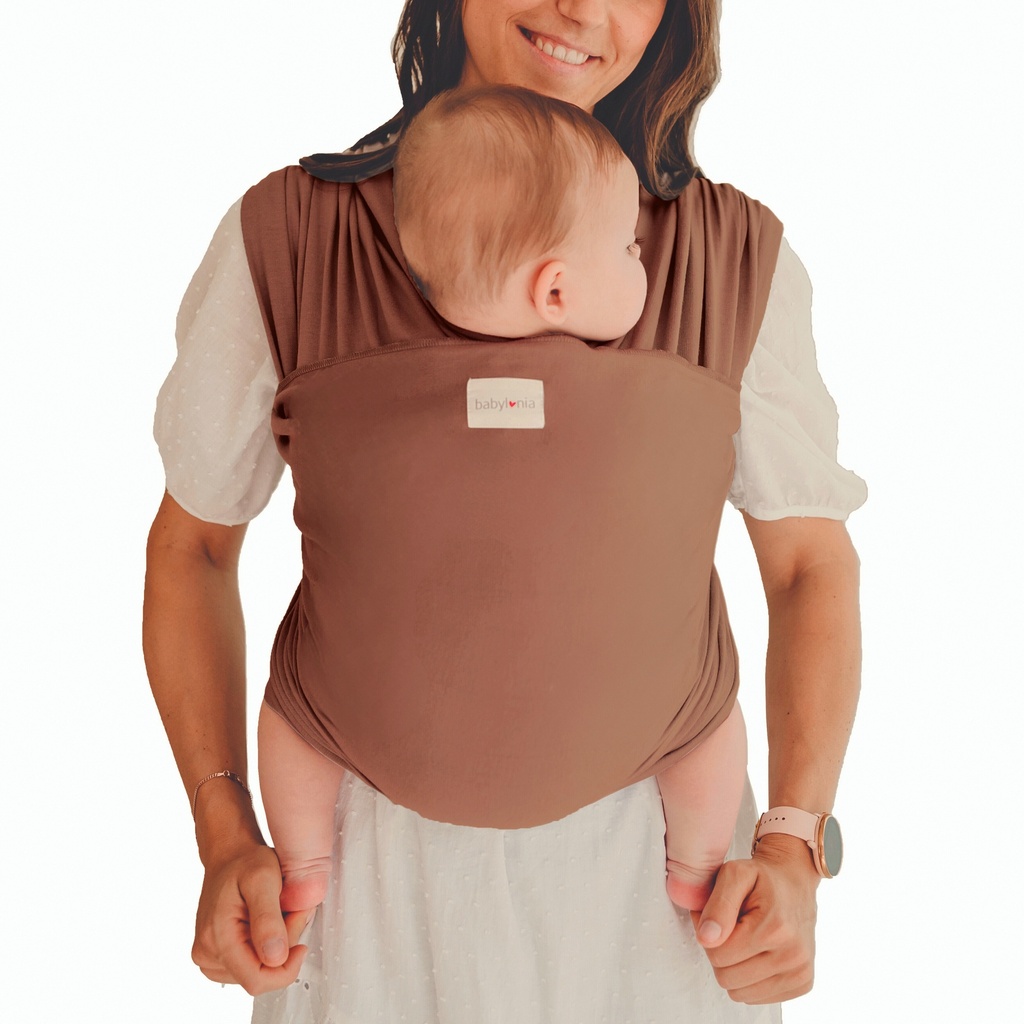 Babylonia baby carriers - Tricot-Slen Organic - Sierra brown - One size - HS60062200