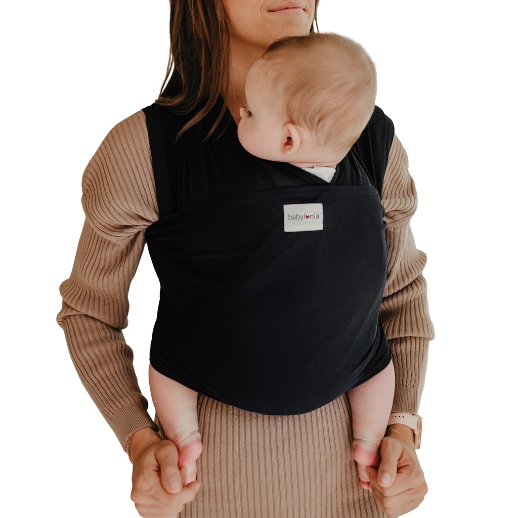 Babylonia baby carriers - Tricot-Slen Cool - Black - One size