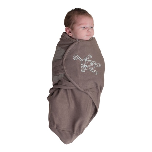 [B170300] Baby Wrap Bo Jungle,Taupe S M - HS62092000 - COO China