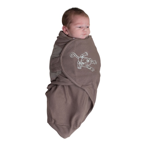 [B170310] Baby Wrap Bo Jungle,Taupe L M - HS62092000 - COO China