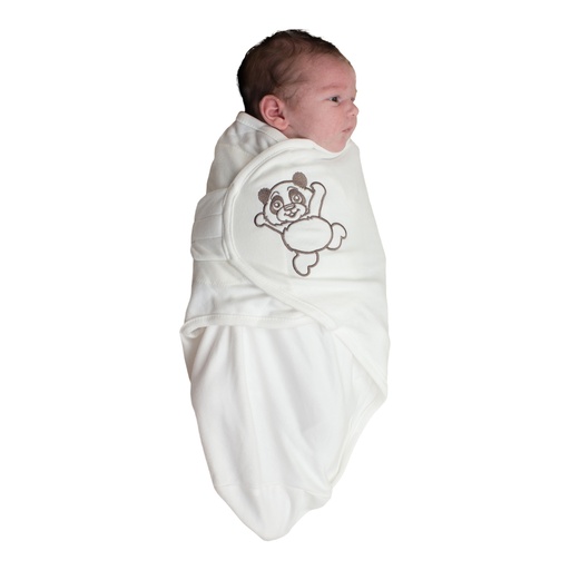 [B170400] Baby Wrap Bo Jungle,White S P - HS62092000 - COO China