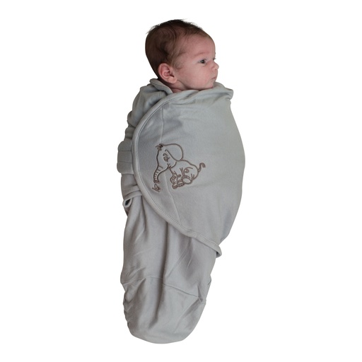 [B170510] Baby Wrap Bo Jungle,Grey L El - HS62092000 - COO China