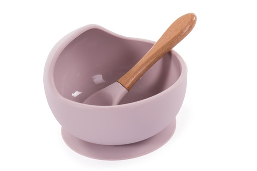 [B500620] B-Suction Bowl Silicone & spoon Pink - HS39241000 - COO China