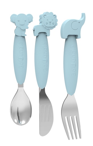 [B500670] B-Spoon/Fork/Knife Silicone Blue - HS39241000 - COO China