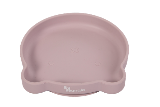[B500710] B-Suction Plate Bear Pink - Silicone - HS392410000 - COO China