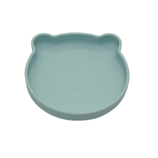 [B500720] B-Suction Plate Bear Blue - Silicone - HS392410000 - China