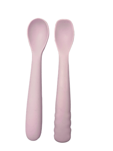 [B572010] B-Spoon shape set 2pcs. Pink - silicone - HS39241000 - COO China