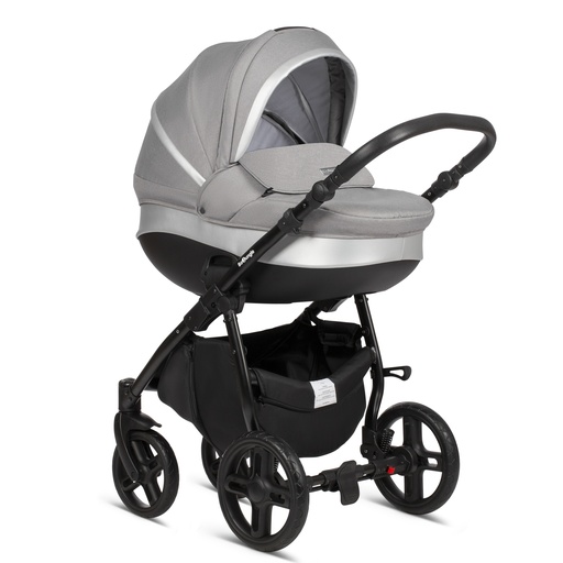 [B770110] B-Strolly Grey Silver Moon: Frame+Buggy Unit+Cradle+Car Seat Adapters+Raincover) - HS87150010 - COO Europe