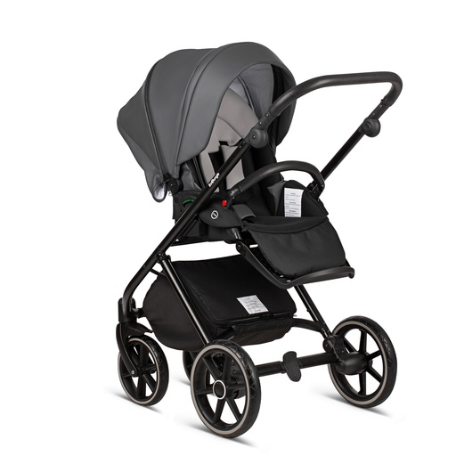 [B780400] B-Suvvy / Lummy Ombre Gris Cuire: Bloc Poussette + Adapt. Siège Voiture + protection pluie - HS87150010 - COO Europe