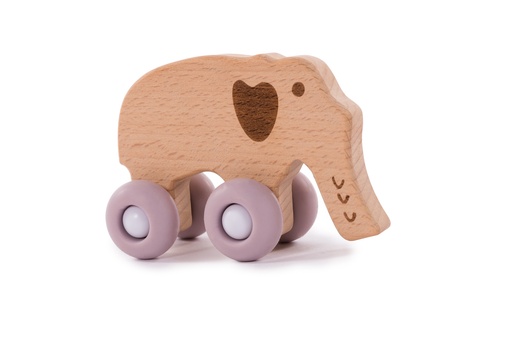 [B910210] B-Woody Elephant on wheels Pink - HS39241000 - COO China
