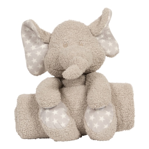 [B990110] B-Plush toy with blanket Zimbe HS95030041 - COO CHINA