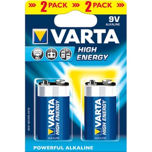[V49222] Varta HE 9 Volt / LR61 Block E 2 pack (Alkaline) - HS85065090