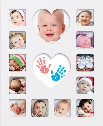 [X130016] Happy Hands - Baby Inkless First Year Frame kit  - HS68159900 - COO China