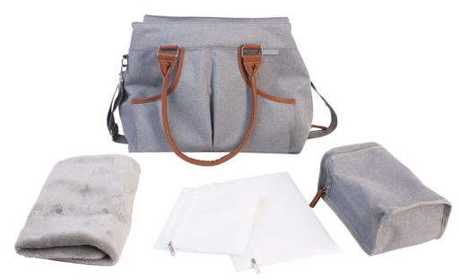 [B300340] B-Casual Nursery Bag Light Grey HS42022290 - COO CHINA