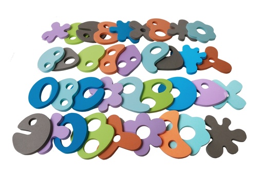[B900400] B-Bath foam shapes (x36 pcs)