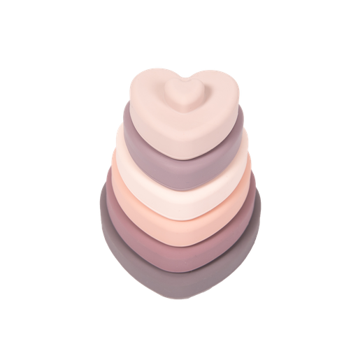 [B930000] B-Silicone Stacking Hearts - HS95030035 - COO China