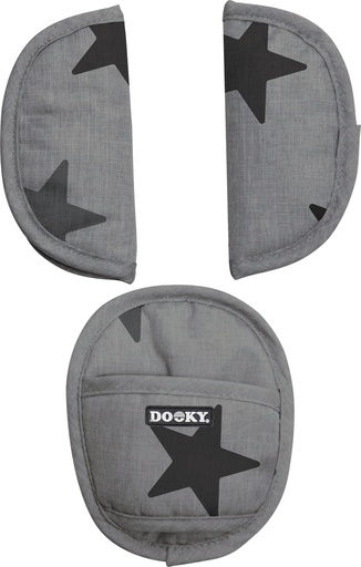 [X2026922] Dooky - Universal pads Grey stars  - COO China