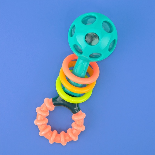 [S80676] Sassy - Peak a boo beads rattle - HS9503009590 - COO Chine