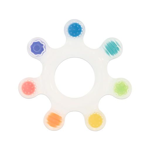 [S80425] Rainbow Star Silicone Teether