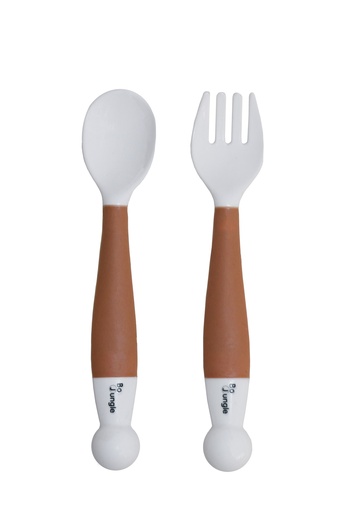 [B571120] B-Bendable Spoon and Fork Terracotta HS39241000 - COO CHINA