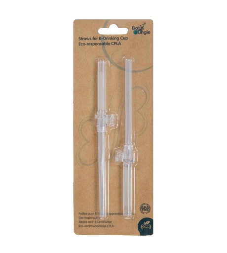 [B552090] Straws for B-Drinking Cup CPLA Eco-Responsable - HS39241000 - COO China