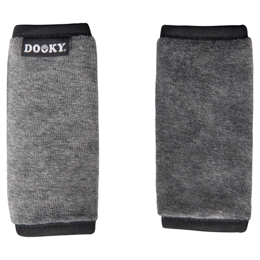 [X2026102] Dooky - Seatbelt Pads 2pcs Grey Melange - HS6307909899