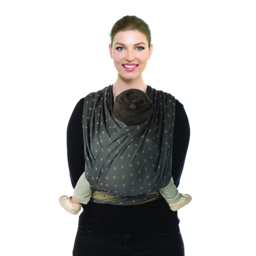 [BABS-490-505] Babylonia baby carriers - BB-slen - Grey plus - 490 cm
