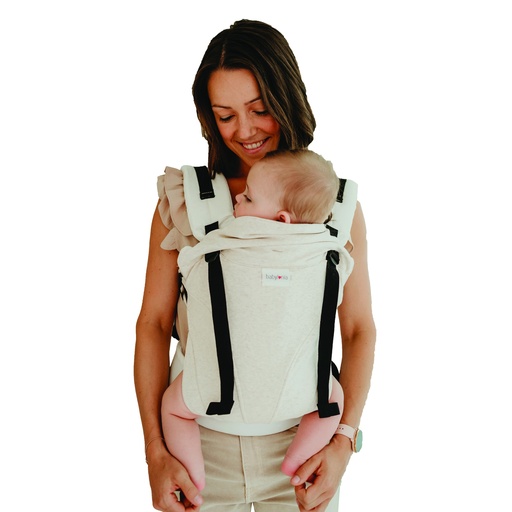 [BACLICK-503] Babylonia baby carriers - Tricot-Click - Almond Melange - One size