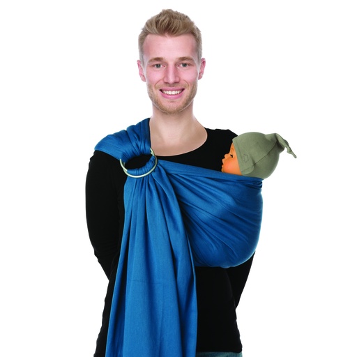 [BASL-PAD-989] Babylonia baby carriers - BB-sling - Campanula blue - padded