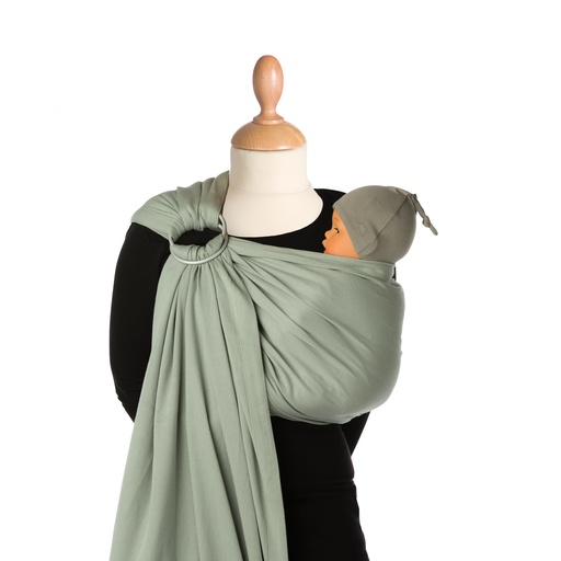 [BASL-PAD-990] Babylonia baby carriers - BB-sling - Soft grey - padded