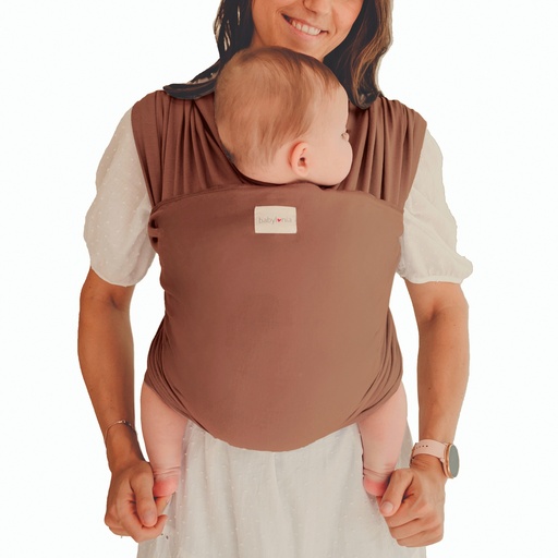 [BATS-903] Babylonia baby carriers - Tricot-Slen Organic - Sierra brown - One size - HS60062200