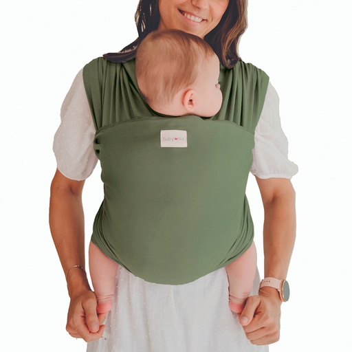 [BATS-904] Babylonia baby carriers - Tricot-Slen Organic - Olive green - One size