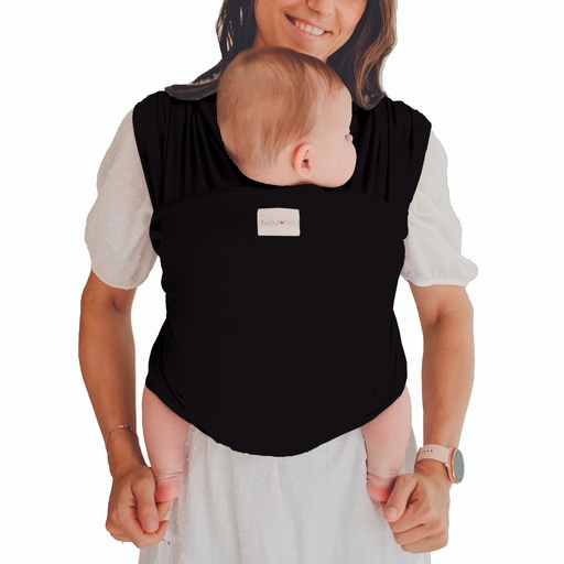 [BATS-934] Babylonia baby carriers - Tricot-Slen Organic - Black - One size