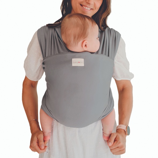 [BATS-941] Babylonia baby carriers - Tricot-Slen Organic - Silver cloud - One size - HS60062200