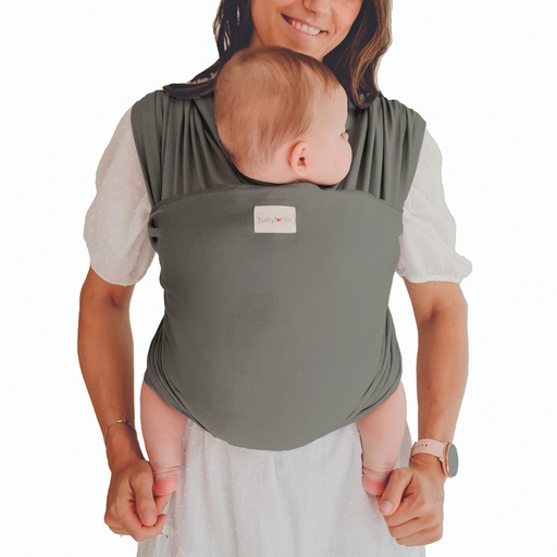 [BATS-956] Babylonia baby carriers - Tricot-Slen Organic - Moon mist grey - One size