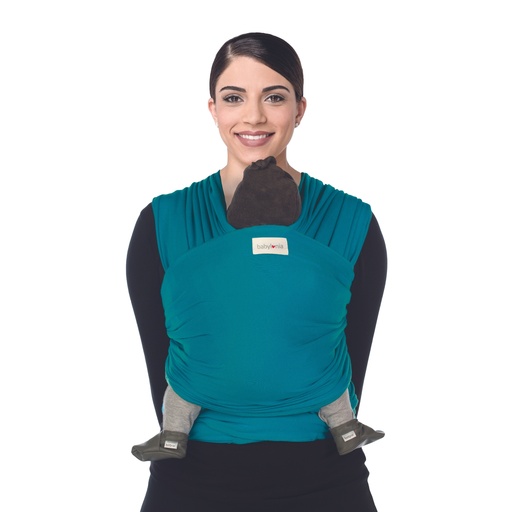 [BATS-968] Babylonia baby carriers - Tricot-Slen Organic - Tropical petrol - One size