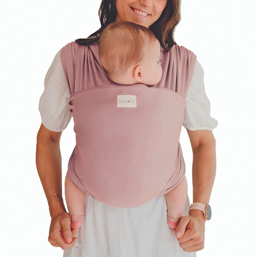 [BATS-970] Babylonia baby carriers - Tricot-Slen Organic - Soft pink - One size