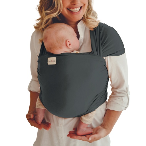 [BATSB-703] Babylonia baby carriers - Tricot-slen bamboo - Smokey grey - One size