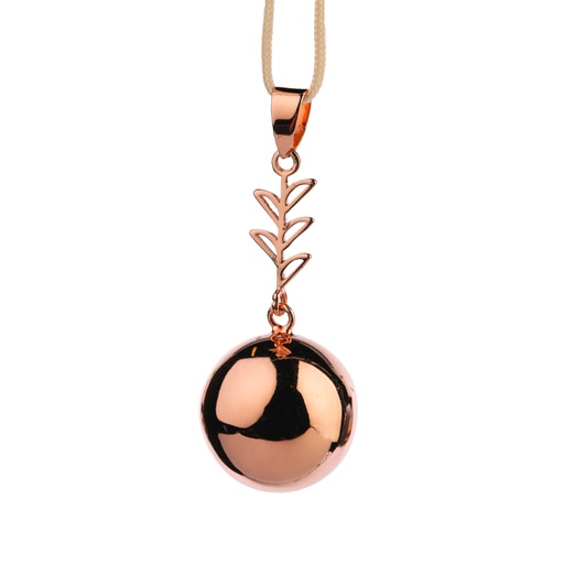 [BOLA-VE200] Bola - Babylonia Bola - Rose gold leaf - One size - COO China - HS 71171900