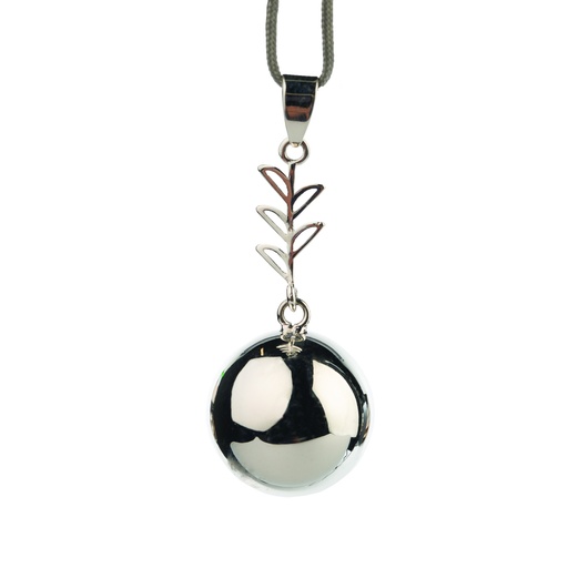 [BOLA-VE203] Bola - Babylonia Bola - Silver leaf - One size - COO China - HS 71171900