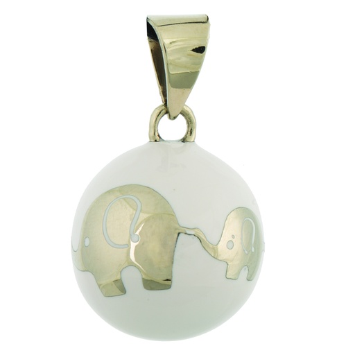 [BOLA-VK970] Bola - Babylonia Bola - White elefant - One size - COO Mexico - HS 71171900