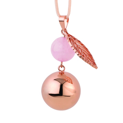 [BOLA-VO206] Bola - Babylonia Bola - Rose gold pearl leaf - One size - COO China - HS 71171900