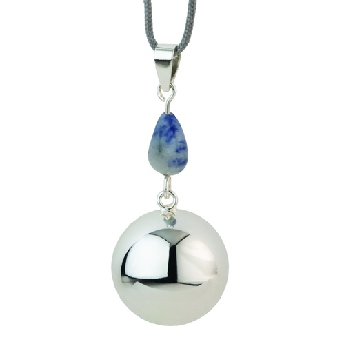 [BOLA-VO207] Bola - Babylonia Bola - Silver bluegrey stone - One size - COO China - HS 71171900