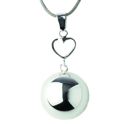 [BOLA-VO211] Bola - Babylonia Bola - Silver heart - One size - COO China - HS 71171900